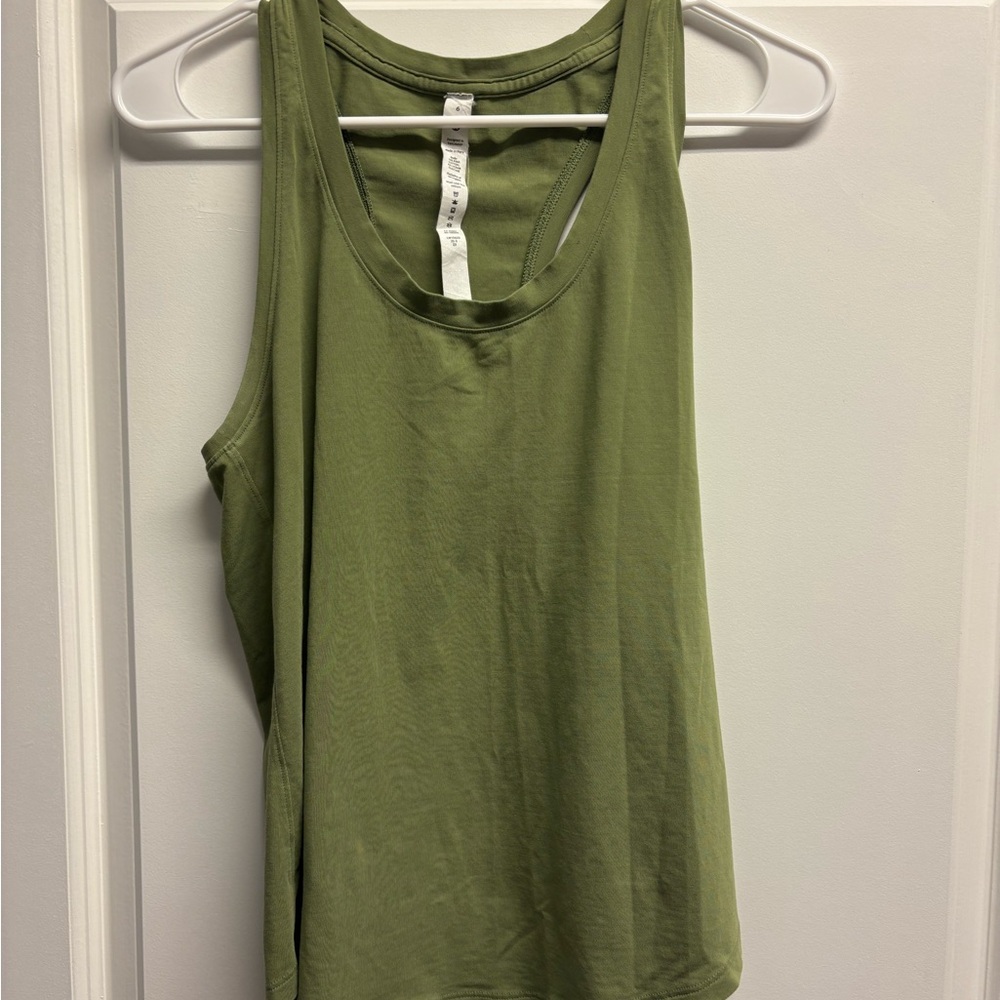 Lululemon Athletica Green Tank Top